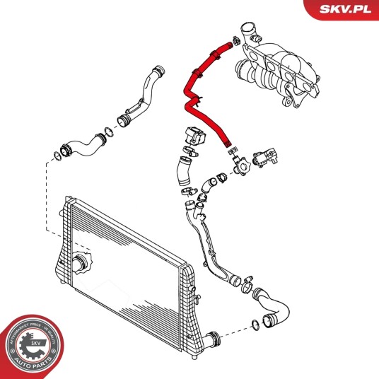 Ladeluftslange ESEN SKV 24SKV044