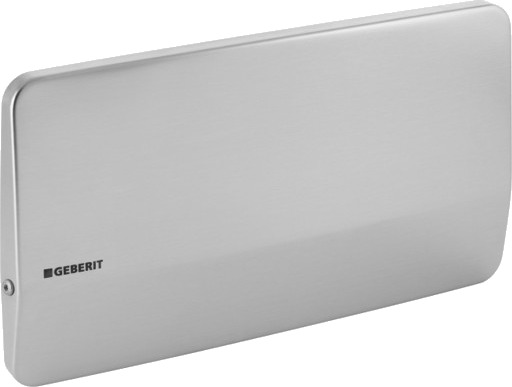 Frontplate uten betjening, forkrommet stål