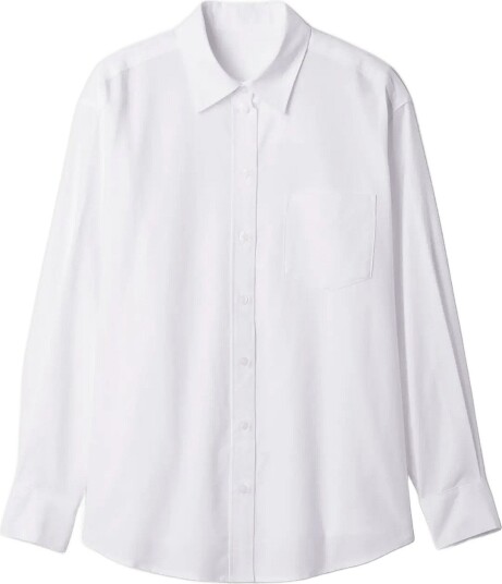 GAP Organic Cotton Oxford Big Shirt White S