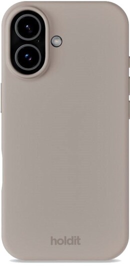 Holdit iPhone 17 Soft Touch Silikon Deksel Taupe