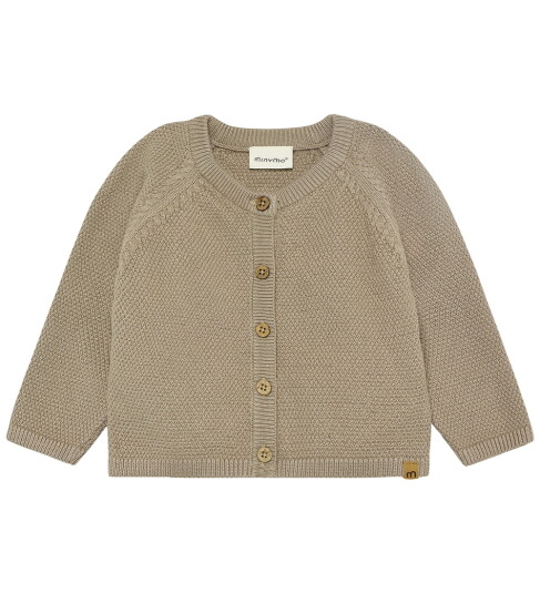Minymo Cardigan Knit Beige 62