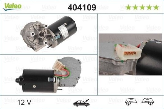 VALEO 404109 Vindusviskermotor