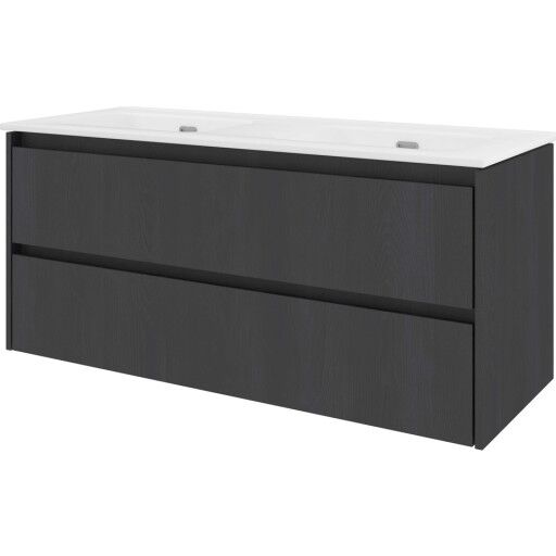 Sanibell Proline møbelpakke 121x46 cm sort eik