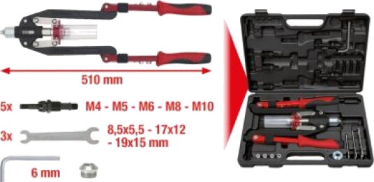 KS TOOLS 150.9630 Blindnagletang