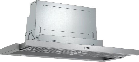 Bosch Serie 4 Uttrekkbar Kjøkkenventilator 90 cm i Rustfritt Stål med Digital Display