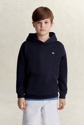 Gant Kids Shield Hoodie Navy 140 Gant Kids Shield Hoodie Navy 140