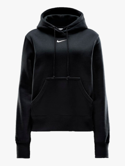 Nike Pheonix Fleece Standard Pullover Hoodie Sort XS