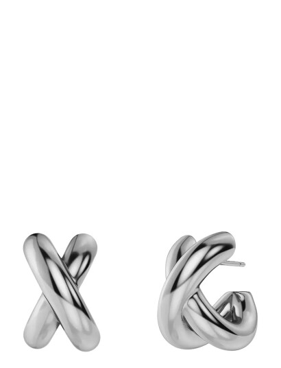 Edblad Alexa Hoops L Steel Silver ONE SIZE Edblad Alexa Hoops L Steel Silver ONE SIZE