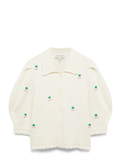 STINE GOYA 2359 Midweight Wool Bubble Knit Po Cream L STINE GOYA 2359 Midweight Wool Bubble Knit Po Cream L