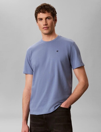 Calvin Klein Jeans Ss Classic Monogram Tee Blue XXL