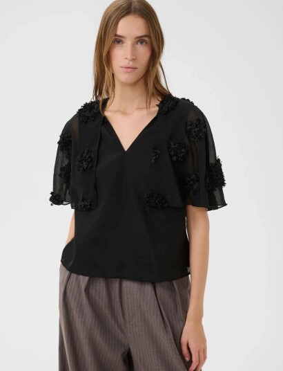 Karen By Simonsen Kbfrederikke Blouse Black 44