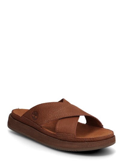 Timberland Casco Cove Slide Sandal Rust Full Grain   Brown   41.5