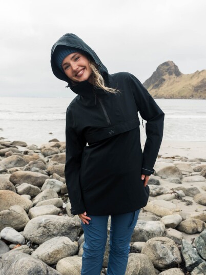 Twentyfour Aurora Skallanorakk Sort 36