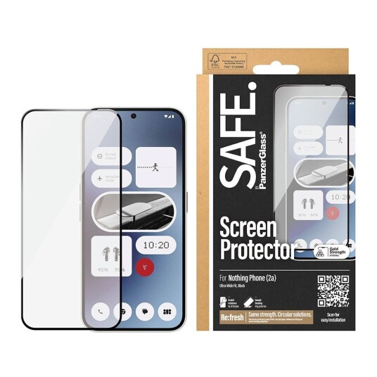 PanzerGlass Skjermbeskytter til Nothing Phone 2a/2a Plus - Ultra-Wide Fit