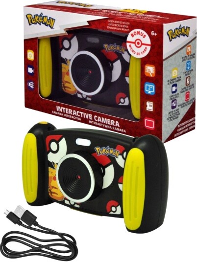 Pokemon interaktivt kamera med x4 zoom og 5 Megapixel Micro SD kort inkludert Pokemon interaktivt kamera med x4 zoom og 5 Megapixel Micro SD kort inkludert