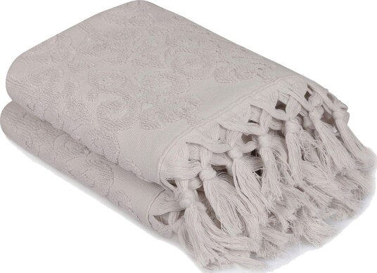 aheser Håndkle 50x90 cm 2 pk Grålilla