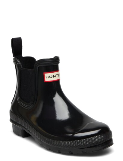 Hunter Womens Original Gloss Chelsea Boot Black 38 Hunter Womens Original Gloss Chelsea Boot Black 38