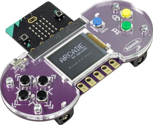 Arcade konsoll for BBC micro:bit og MakeCode