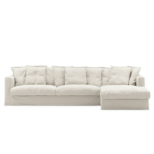 Decotique Le Grand Air 3 Seter Sofa Lin Divan Høyre Creamy White