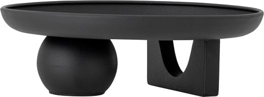 Bloomingville Dustin Tray Black Ø 26 CM Bloomingville Dustin Tray Black Ø 26 CM