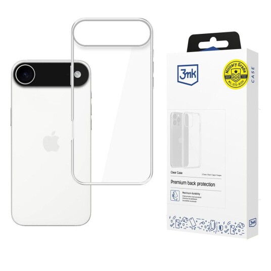 3mk Clear Cover for iPhone 17 Air Gjennomsiktig