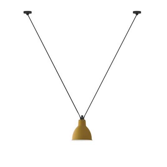 Lampe Gras N323 XL Taklampe Matt Gul Round