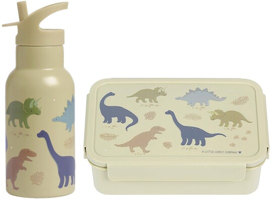 A Little Lovely Company Matboks & Flaske, Dinosaurs