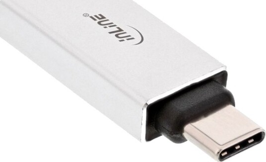 Adapter Usb "Inline" Usb C Usb "Sølv" 35801
