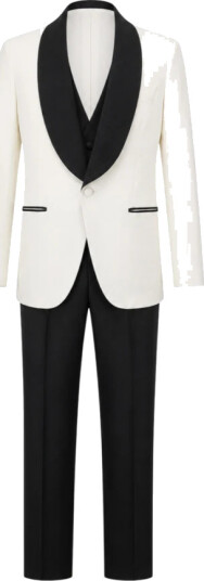 Franzese Collection Herre Dress Hvit 2XL,