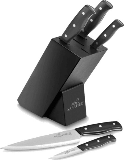 Sabatier Trompette Lion Sabatier Knivblokk med 5 kniver Sabatier Trompette Lion Sabatier Knivblokk med 5 kniver