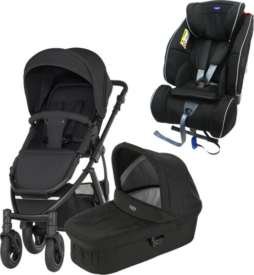 Britax Römer Vognpakke Britax Smile 2 Inkl. Bag + Klippan Century Black