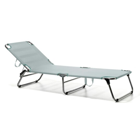 Fiam Amigo solseng salviegrønn aluminium/textilene