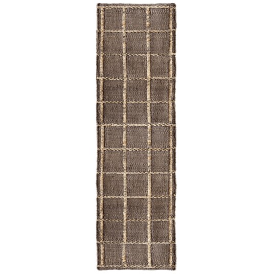 Layered Strata Juteteppe 75x240 cm Brun
