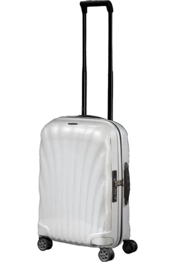 Samsonite C-Lite Ultralett hard utvidbar kabinkoffert 55 cm/42 L Offwhite