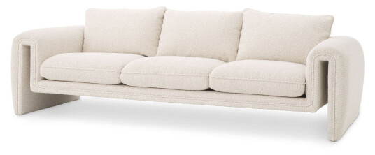 Tondo soffa bouclé cream