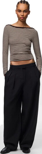 Pieces Pcolivia Mw Barrel Pants Noos Bc   Black   XXL