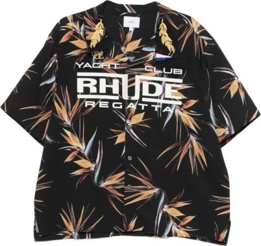 Rhude Herre Skjorter Svart M,