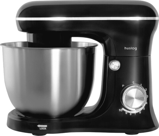 Huslog Planetmikser 5+4L boller, 3000W, 10 hastigheter Svart