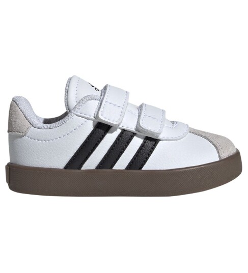 Adidas Vl Court 3.0 Cf I Ftwwht/Cblack/Greone 26 Sko Adidas Vl Court 3.0 Cf I Ftwwht/Cblack/Greone 26 Sko