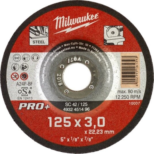 Milwaukee Kappsk.3mm Nedfalsede