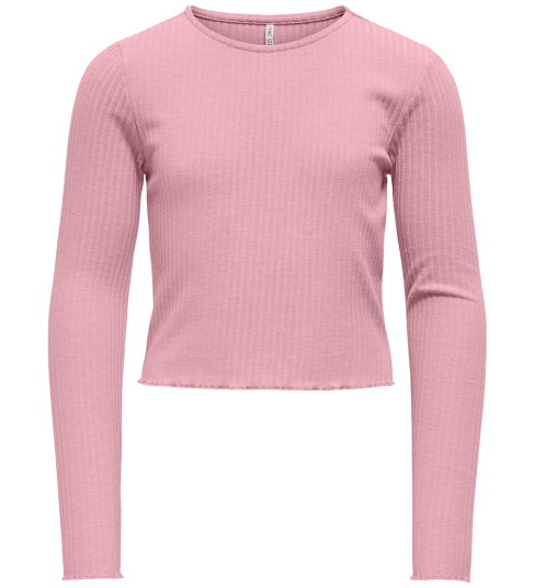 Kids Only Genser Rib KogAlly Nostalgi Rose 11 12 år 146 152 Genser Rosa