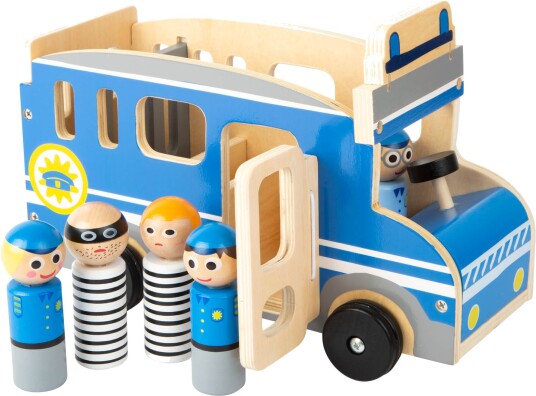 Small Foot XL Politibil I Tre - Fra 18 Måneder
