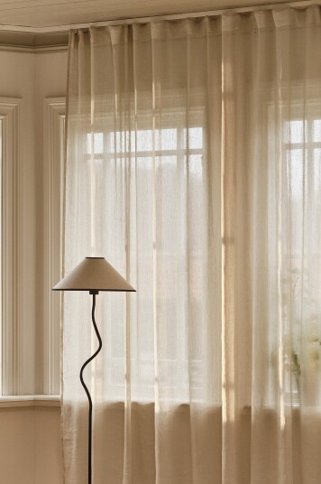 Jotex Gardin Linmiks 1lengde Ekstra Bred Linbeige LINN 206601103220