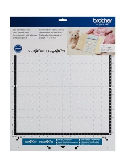 Brother Low tack adhesive mat 12" x 12"/ 305 mm x 305mm Brother Low tack adhesive mat 12" x 12"/ 305 mm x 305mm