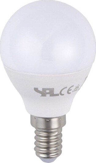 Spl E14 3W LED kronepære   G45 270lm opalt glass   Kulør : Varm