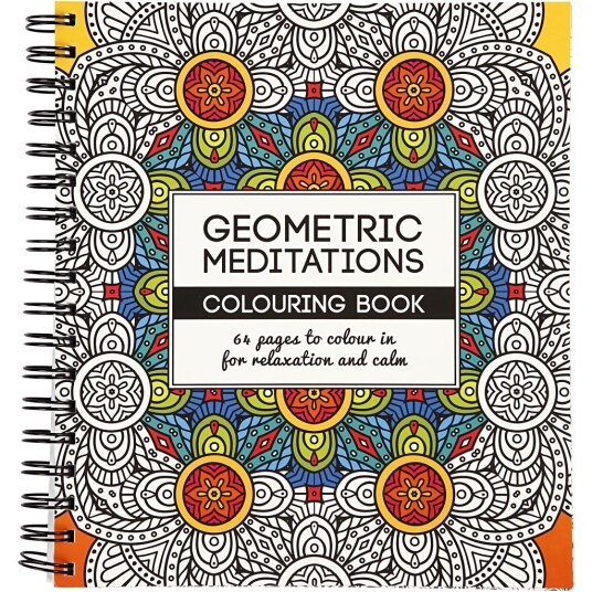 Malebok Mindfulness Geometrisk 64 sider Malebok Mindfulness Geometrisk 64 sider