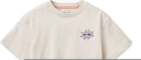Liewood Tyler Placement Ss T Shirt Cream 110/116