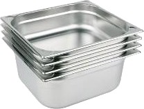 Kantine 1/2 Gn 1 Ltr 32.5X26.5X2 Cm Rustfrit Stål,Stk Kantine 1/2 Gn 1 Ltr 32.5X26.5X2 Cm Rustfrit Stål,Stk