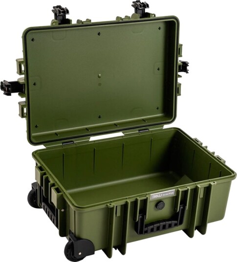 B&W International 6700 Outdoor Flightcase - Mørkegrønn