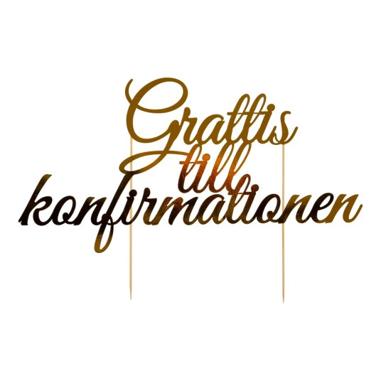 Kakedekorasjon Grattis til Konfirmationen Kakedekorasjon Grattis til Konfirmationen